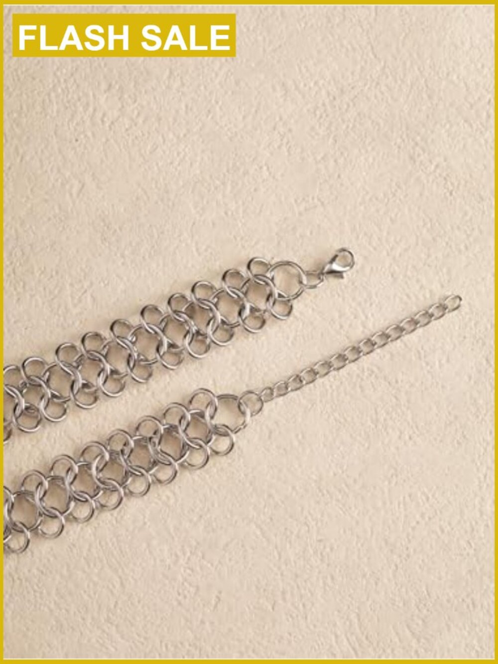 Chunky Spike Choker Necklace, Gothic Emo Punk Grunge Jewelry, Layered - Picture 7 of 7